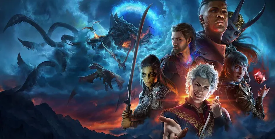 Baldur's Gate 3 cinematic combat screenshot