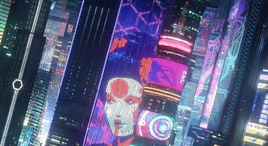 Cyberpunk 2077 Night City neon skyline
